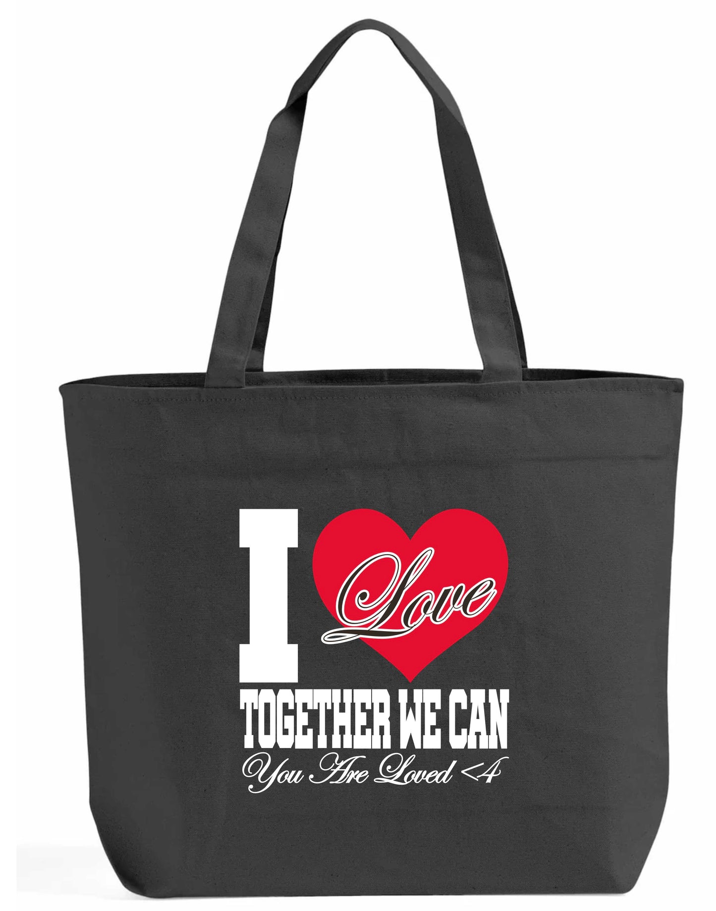 I Love TWC Black Tote Bag