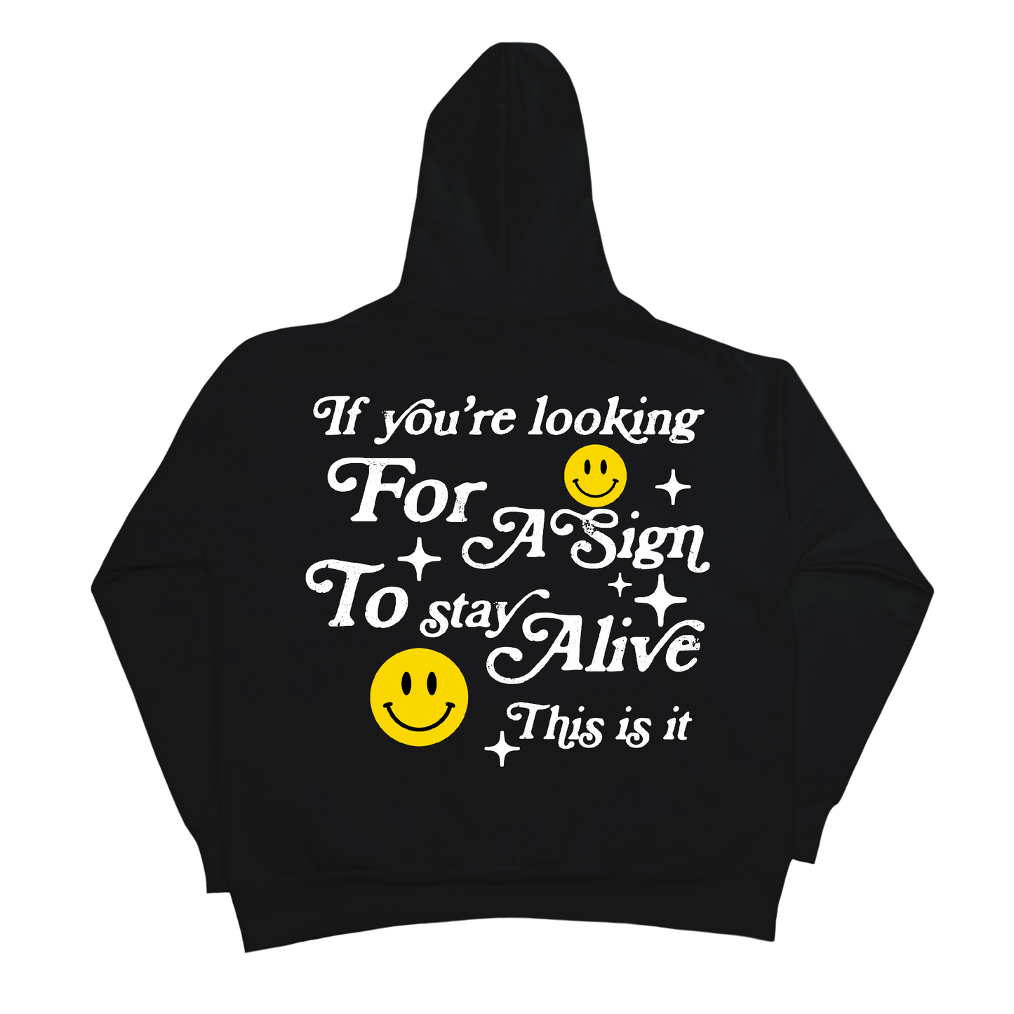 Looking For A Sign Oversized Hoodie